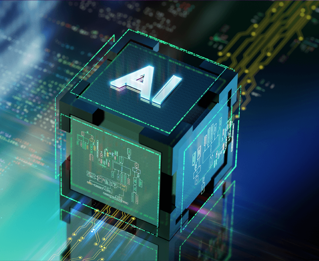 AI abstract background