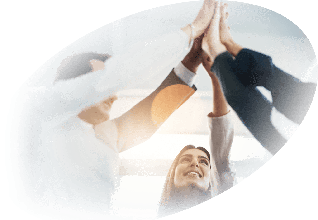 Person looking out window